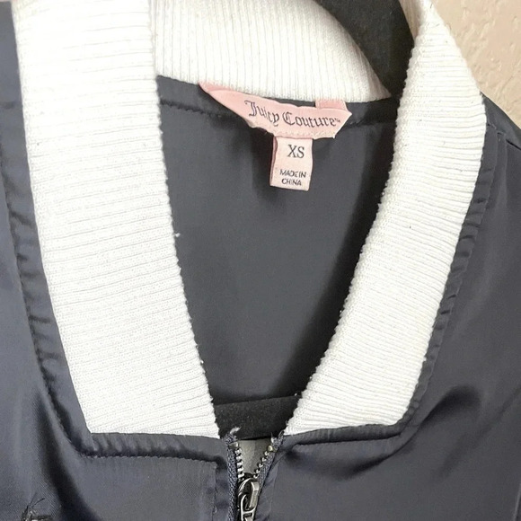 Juicy Couture Satin Cactus Bomber Jacket Y2K Size XS - Picture 4 of 8